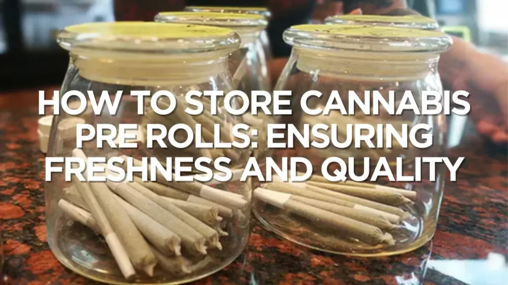 How To Store Cannabis Pre Rolls: Ensuring Freshness And Quality